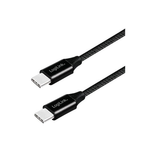 USB Ladekabel C-C 1M Sort